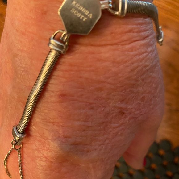 Kendra Scott Silver Druzy Bracelet - Picture 3 of 4